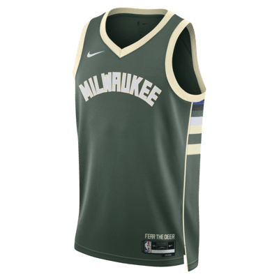 Milwaukee Bucks Icon Edition Men's Nike Dri-FIT NBA Swingman
